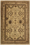handmade Traditional Kafkaz Tan Beige Hand Knotted RECTANGLE 100% WOOL area rug 4 x 6