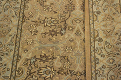 handmade Traditional Design Tan Blue Hand Knotted RECTANGLE 100% WOOL area rug 4'X6'