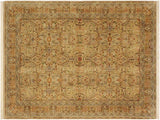 Tabriz Heritage Jerrie Tan/Brown Wool Rug - 4'0'' x 6'6''