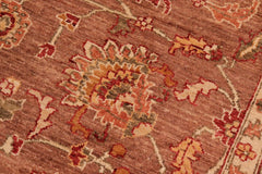 handmade Traditional Kafkaz Brown Green Hand Knotted RECTANGLE 100% WOOL area rug 8X11