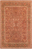 Shabby Chic Ziegler Brown/Green Wool Rug - 8'1'' x 10'8''