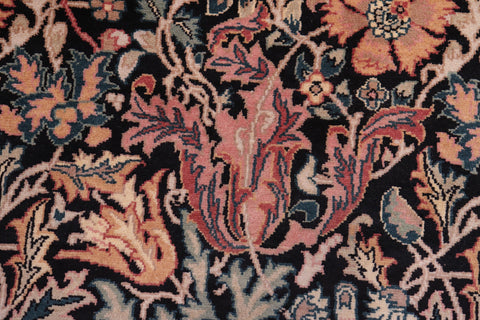 handmade Transitional Gulshanayub Black Beige Hand Knotted RECTANGLE 100% WOOL area rug 8' x 10'