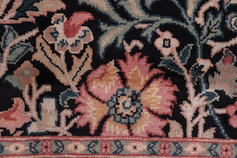 handmade Transitional Gulshanayub Black Beige Hand Knotted RECTANGLE 100% WOOL area rug 8' x 10'