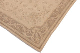 handmade Transitional Lahore Beige Brown Hand Knotted RECTANGLE 100% WOOL area rug 8 x 10