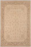 handmade Transitional Lahore Beige Brown Hand Knotted RECTANGLE 100% WOOL area rug 8 x 10