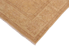 handmade Traditional Kafkaz Gold Tan Hand Knotted RECTANGLE 100% WOOL area rug 8X10