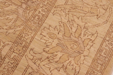 handmade Traditional Kafkaz Gold Tan Hand Knotted RECTANGLE 100% WOOL area rug 8x10