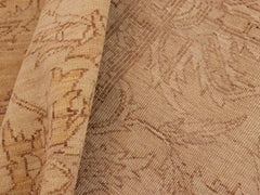 handmade Traditional Kafkaz Gold Tan Hand Knotted RECTANGLE 100% WOOL area rug 8X10