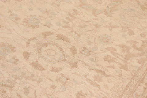 handmade Modern Kafkaz Beige Tan Hand Knotted RECTANGLE 100% WOOL area rug 8' x 10'