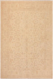 handmade Transitional Kafkaz Beige Tan Hand Knotted RECTANGLE 100% WOOL area rug 8 x 10