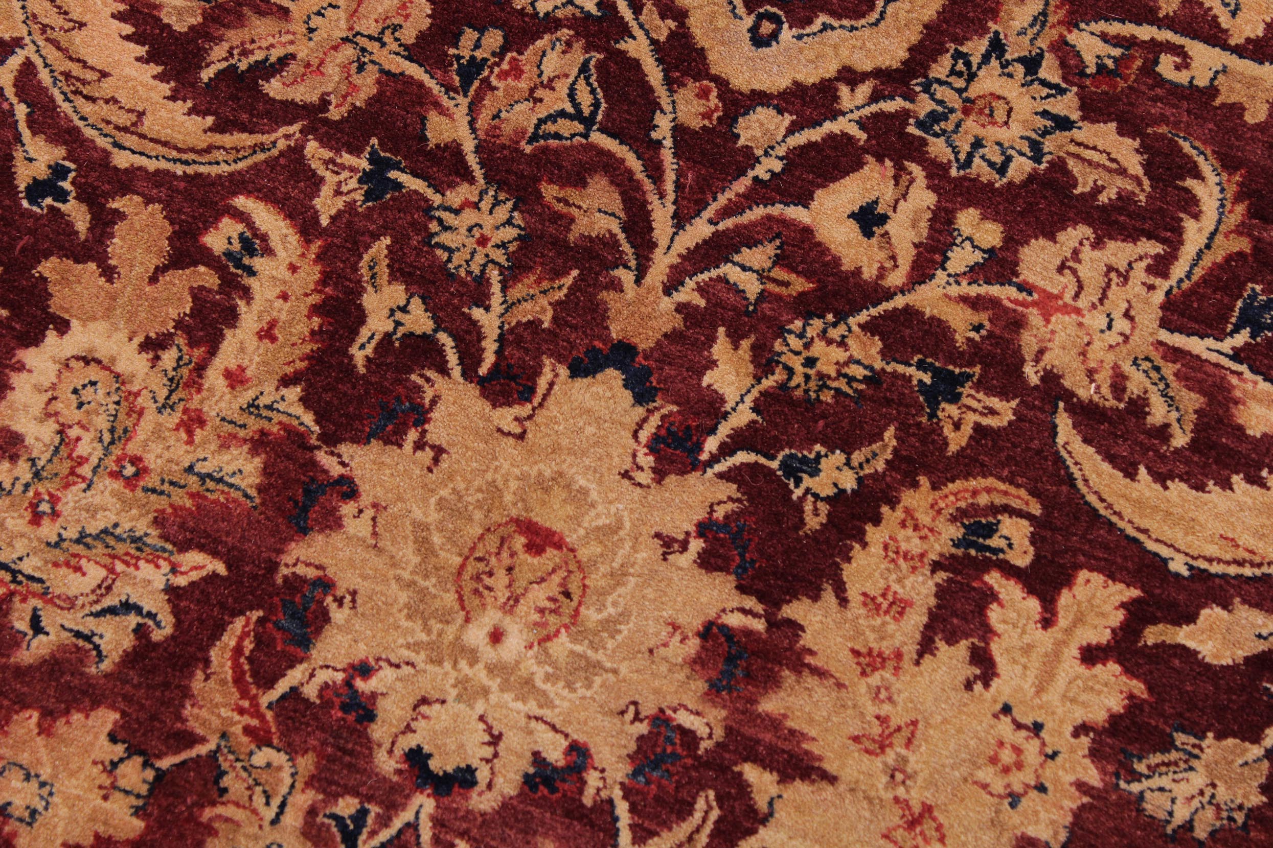 handmade Traditional Tabriz Red Blue Hand Knotted RECTANGLE 100% WOOL area rug 9x12