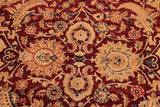 Antique Tabriz Emmeline Aubergine/Blue Wool Rug - 9'2'' x 12'2''