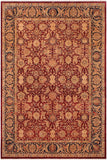 Antique Tabriz Emmeline Aubergine/Blue Wool Rug - 9'2'' x 12'2''