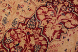 Vintage Persian Elliot Gold/Red Wool Rug - 9'0'' x 12'4''