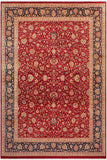 Traditional Agra Harrison Red Blue Hand Knotted Area rugs 9 x 12