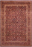 Semi-Antique Megan Aubergine/Aubergine Wool Rug - 9'1'' x 11'10''
