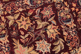 Semi-Antique Megan Aubergine/Aubergine Wool Rug - 9'1'' x 11'10''