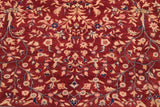 Vintage Kashan Julianna Drk. Red/Blue Wool Rug - 9'2'' x 11'11''