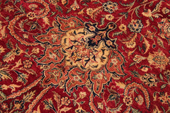 Semi-Antique Agra Baylee Red/Blue Wool Rug - 9'2''X11'11''