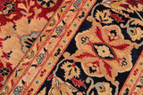 Vintage Persian Mahal Noah Red/Blue Wool Rug - 9'2'' x 12'0''