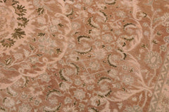 Vintage Tajdar Corey Tan/Tan Wool Rug - 9'0''X11'6''
