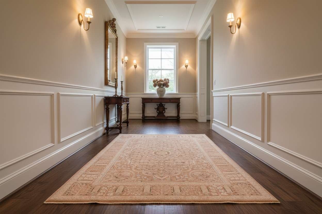 handmade Traditional Tajdar Tan Tan Hand Knotted RECTANGLE 100% WOOL area rug 9x12