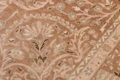 Vintage Tajdar Corey Tan/Tan Wool Rug - 9'0''X11'6''