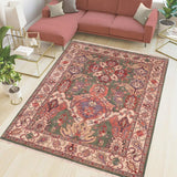 handmade Traditional Ziegler Green Ivory Hand Knotted RECTANGLE 100% WOOL area rug 8x10