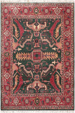 Chic Ziegler James Green/Rust Wool Rug - 8'2'' x 9'10''