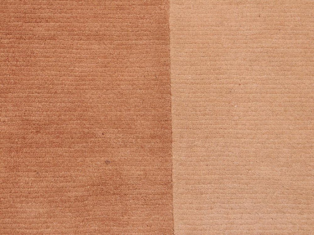 handmade Modern Art Deco Brown Tan Hand Knotted RECTANGLE 100% WOOL area rug 8x11