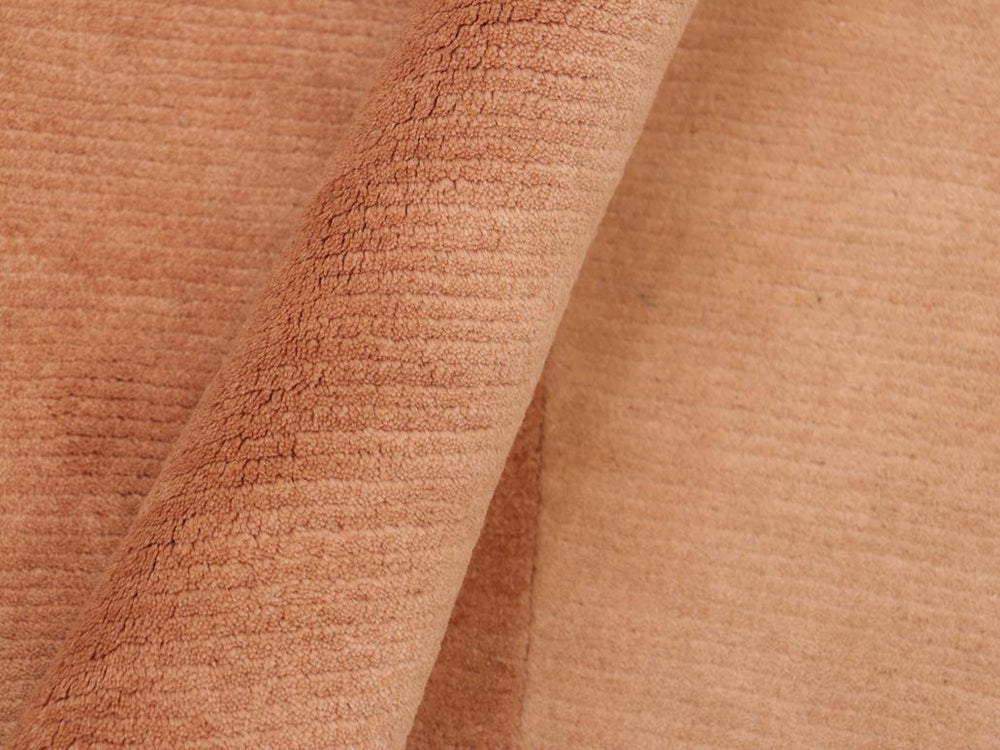 handmade Modern Art Deco Brown Tan Hand Knotted RECTANGLE 100% WOOL area rug 8x11