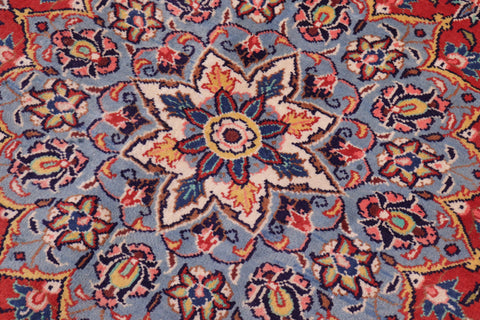 handmade Traditional Antique Rust Blue Hand Knotted RECTANGLE 100% WOOL area rug 10 x 13