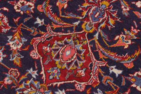 handmade Traditional Antique Blue Red Hand Knotted RECTANGLE 100% WOOL area rug 10 x 14