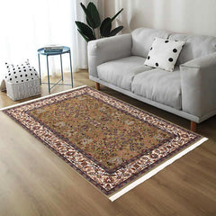 Turkish Antique Hereke Ta Wool & Silk Rug - 4'0''X6'0''