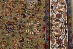 Turkish Antique Hereke Ta Wool & Silk Rug - 4'0''X6'0''