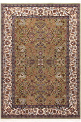 Turkish Antique Hereke Ta Wool & Silk Rug - 4'0''X6'0''
