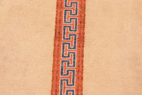 handmade Modern Kotan Beige Rust Hand Knotted RECTANGLE 100% WOOL area rug 6' x 8'