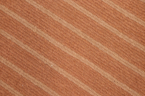 handmade Modern Art Deco Rust Tan Hand Knotted RECTANGLE 100% WOOL area rug 6x9