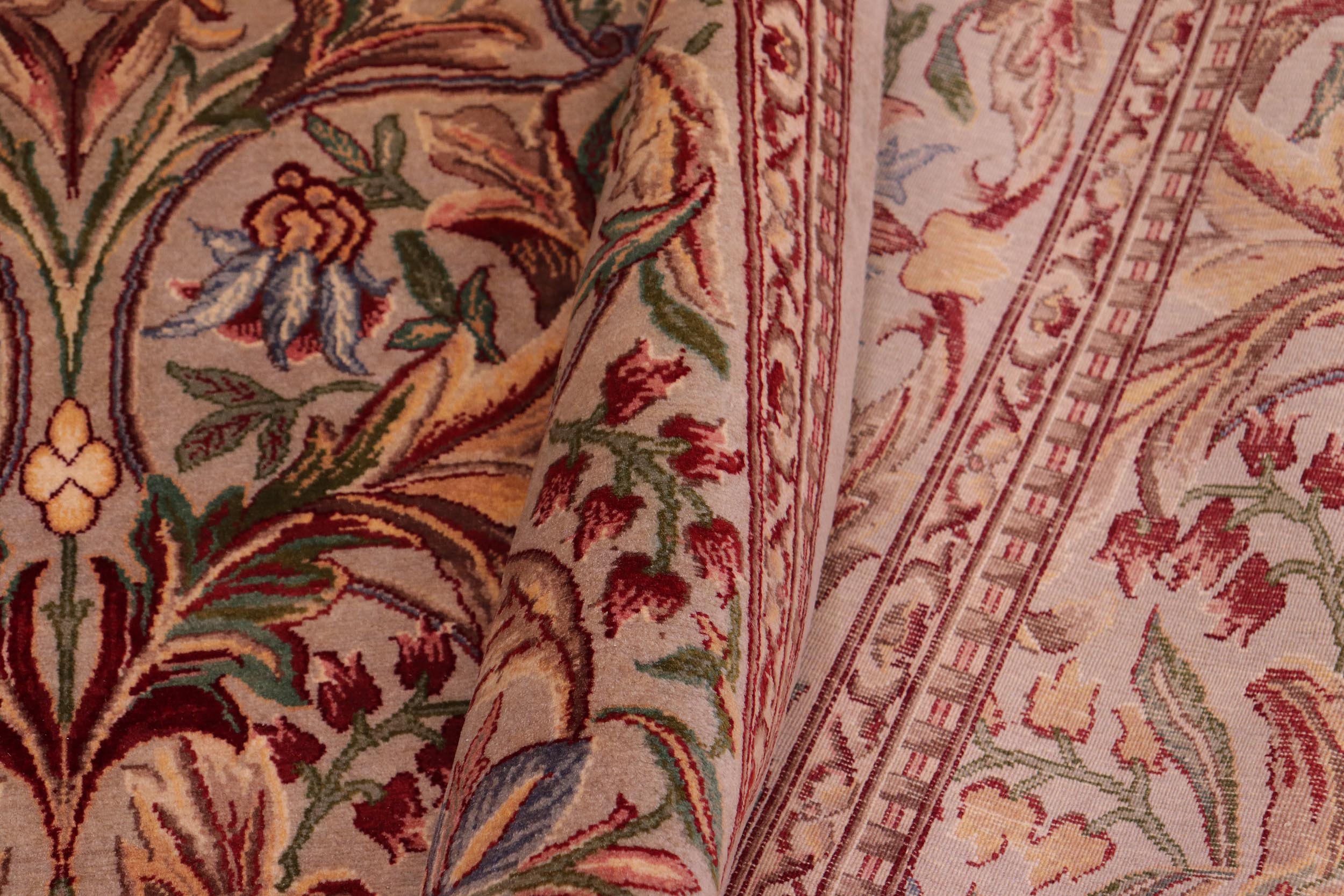 handmade Transitional Internation Lt. Gray Lt. Gray Hand Knotted RECTANGLE 100% WOOL area rug 9x12