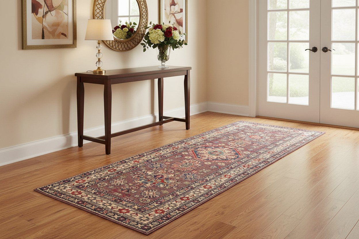 handmade Geometric Kazak Gray Beige Hand-made RUNNER 100% WOOL area rug 3x8