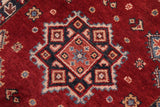handmade Geometric kazak Red Beige Hand-made RUNNER 100% WOOL area rug 3x10