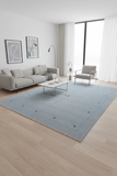 Eclectic Gabbeh Kameron Light Blue Wool Rug - 8'4'' x 10'0''