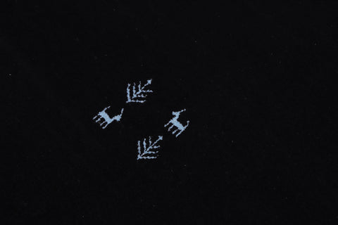 handmade Modern Gabbeh Black Black Hand-made RECTANGLE 100% WOOL area rug 9' x 12'