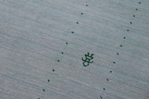 handmade Modern Gabbeh Rust Rust Hand-made RECTANGLE 100% WOOL area rug 9' x 12'