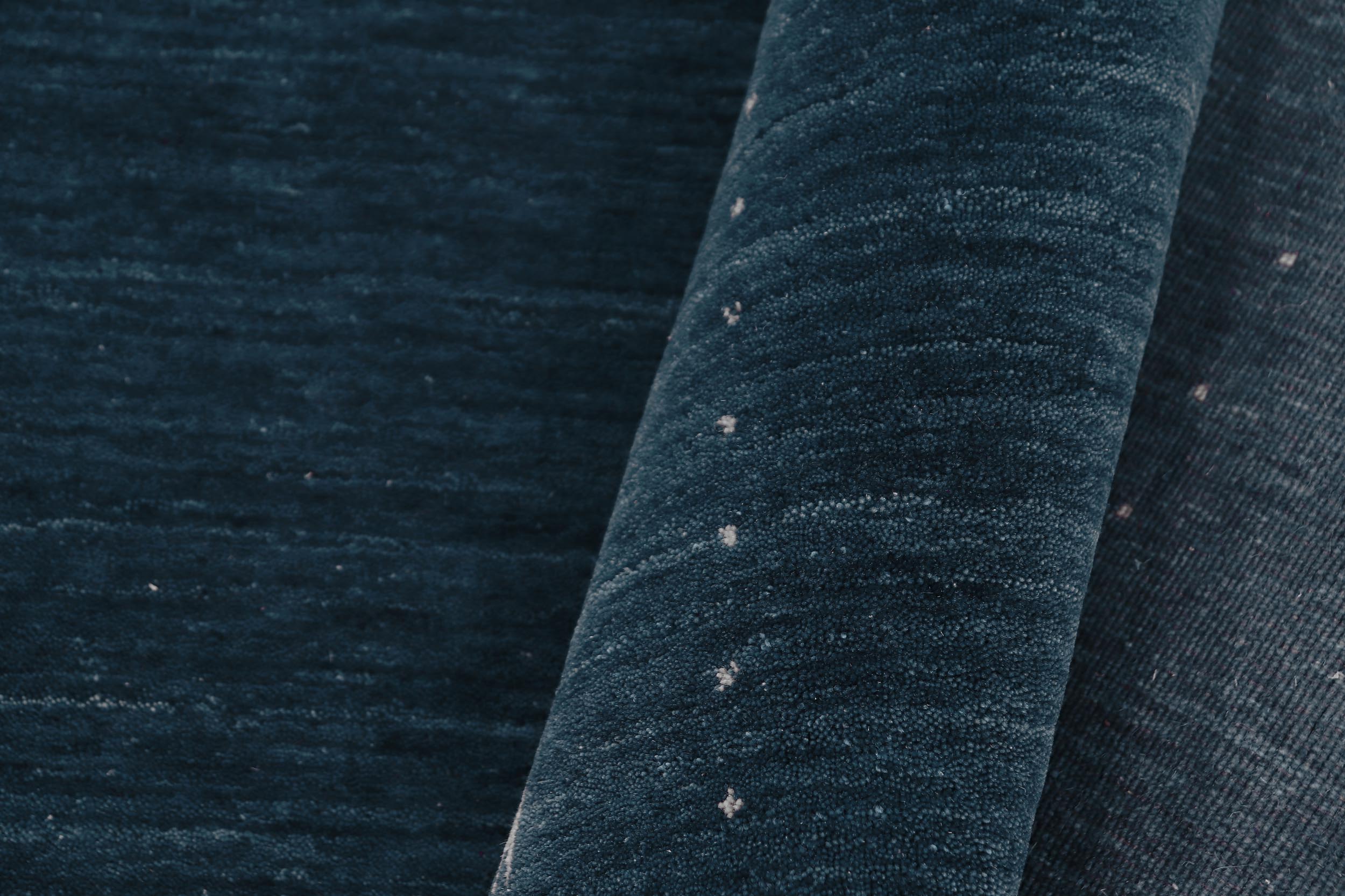 handmade Modern Gabbeh Blue Ivory Hand-made RECTANGLE 100% WOOL area rug 10' x 14'