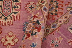 handmade Geometric Kazak Purple Purple Hand-made RECTANGLE 100% WOOL area rug 8'X10'
