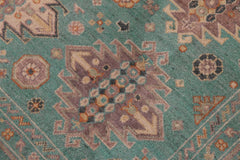 handmade Geometric Kazak Lt. Green Lt. Green Hand-made RECTANGLE 100% WOOL area rug 8'X10'