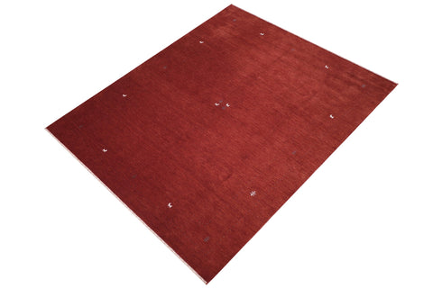 handmade Modern Gabbeh Lt. Blue Lt. Blue Hand-made RECTANGLE 100% WOOL area rug 9' x 12'
