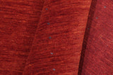 handmade Modern Gabbeh Rust Rust Hand-made RECTANGLE 100% WOOL area rug 9x12
