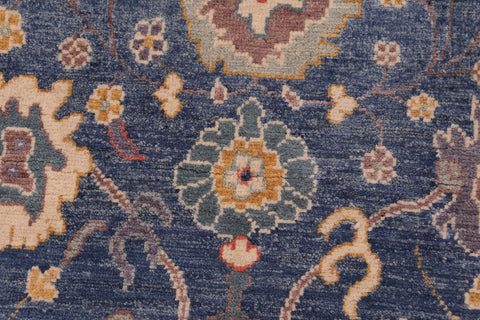 handmade Geometric Kazak Lt. Blue Beige Hand-made RECTANGLE 100% WOOL area rug 4'X6'